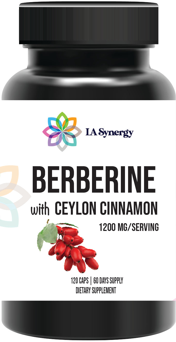 Berberine with Ceylon Cinnamon Complex 1200mg for Support Immune System